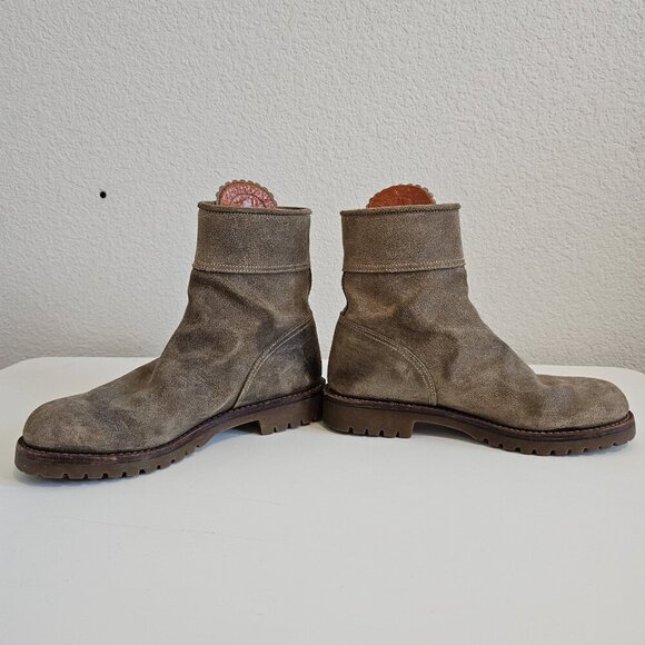 Penelope Chilvers Gaucho Birch Cropped Suede Leather Tassel Ankle Boots 37/6 - Picture 6 of 13